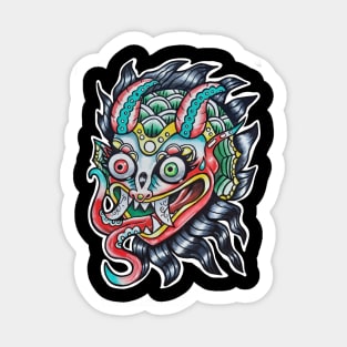 Devil Head Sticker